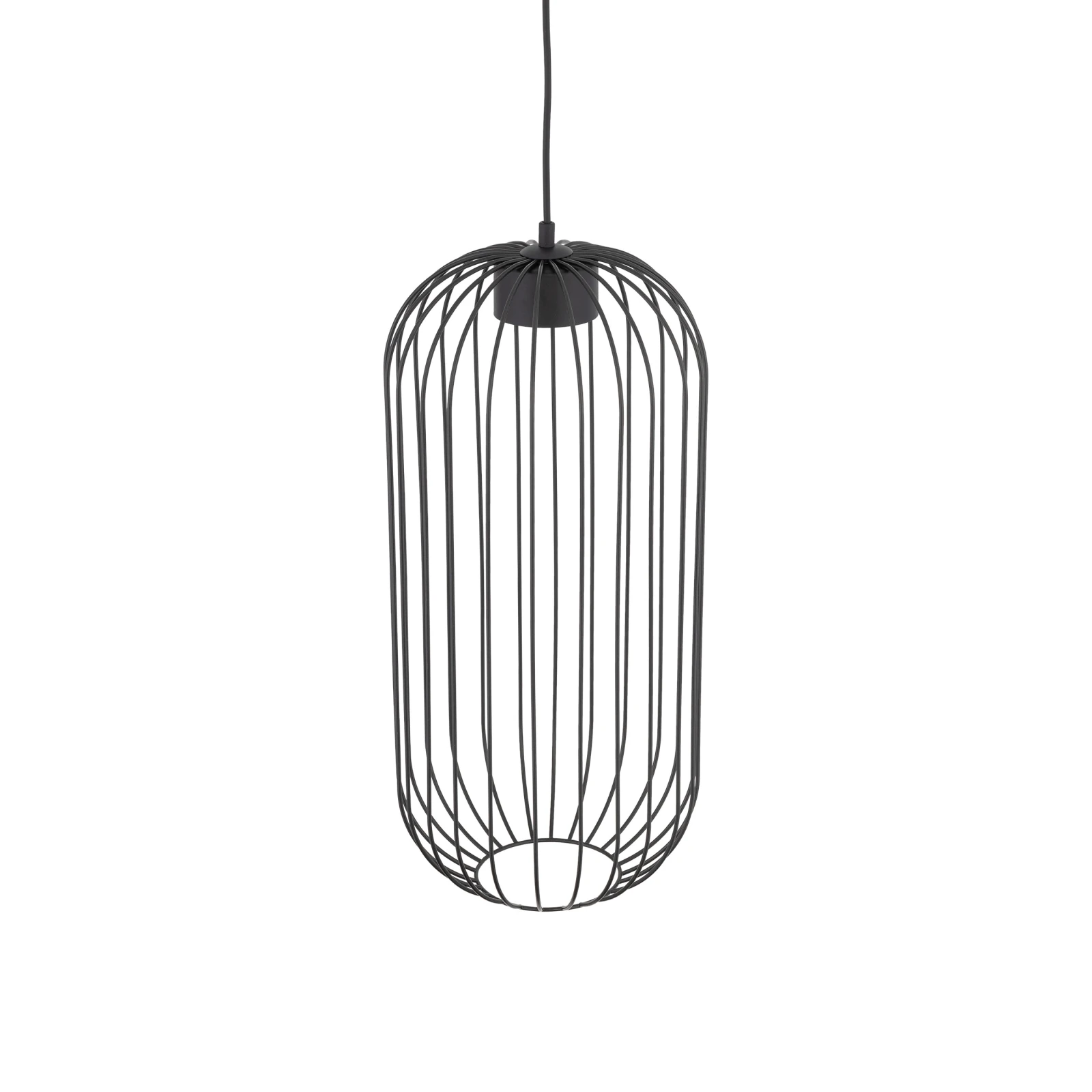Pendant light 11 W – openwork, black, GX53