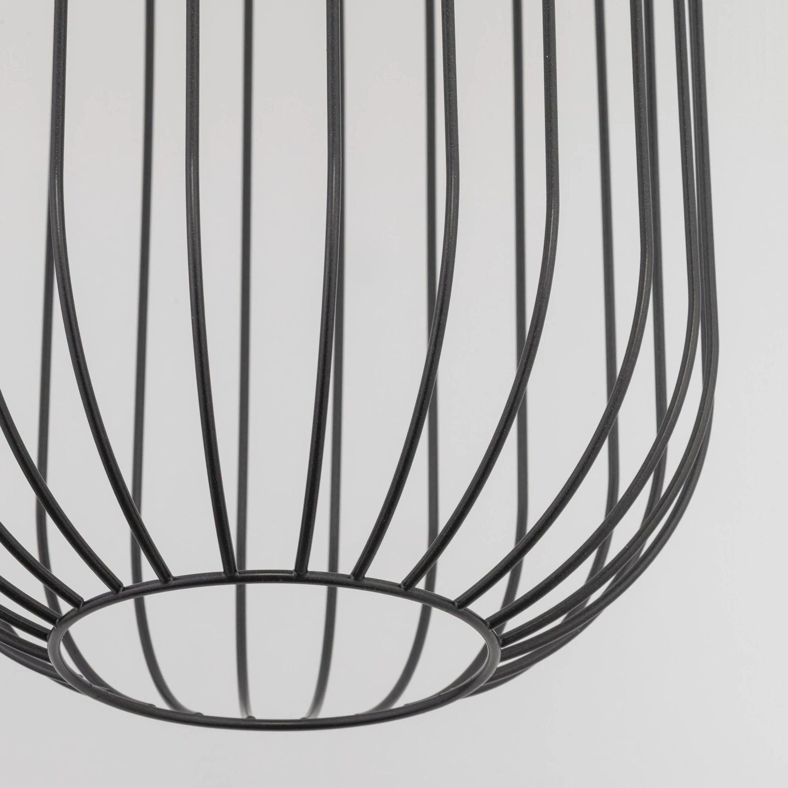 Pendant light 11 W – openwork, black, GX53