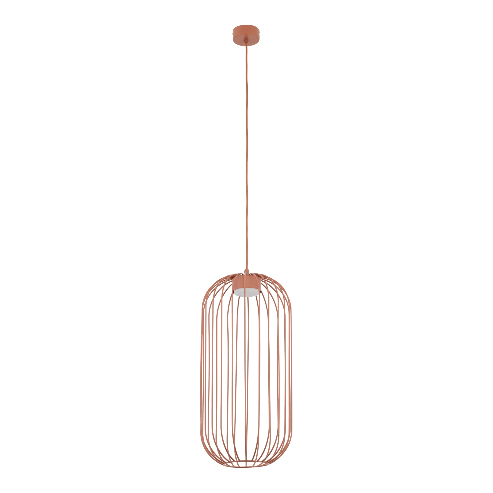 Pendant light SPHERA S – terracotta, openwork GX53 shade