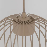 Pendant light SPHERA S – beige, openwork GX53 shade - Image 3