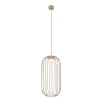 Pendant light SPHERA S – beige, openwork GX53 shade - Image 8