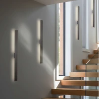 Sieninis LED šviestuvas NAVI NEW LONG, rudas, 8 W, 3000 K - Nuotrauka 1