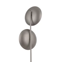 Floor lamp G9 – brown glass, twin shade accent - Image 4