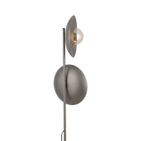 Floor lamp G9 – brown glass, twin shade accent - Image 5