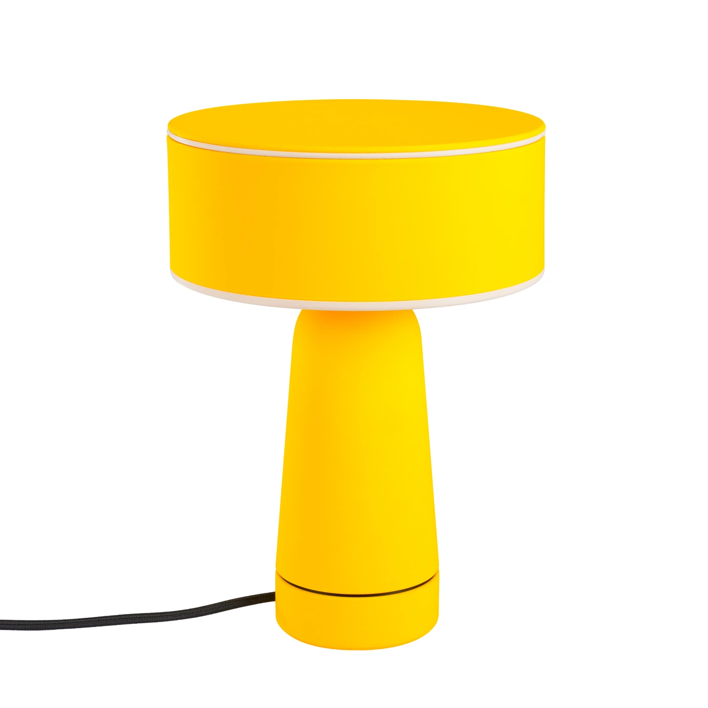 Table lamp 20 cm – round, yellow, G9 socket