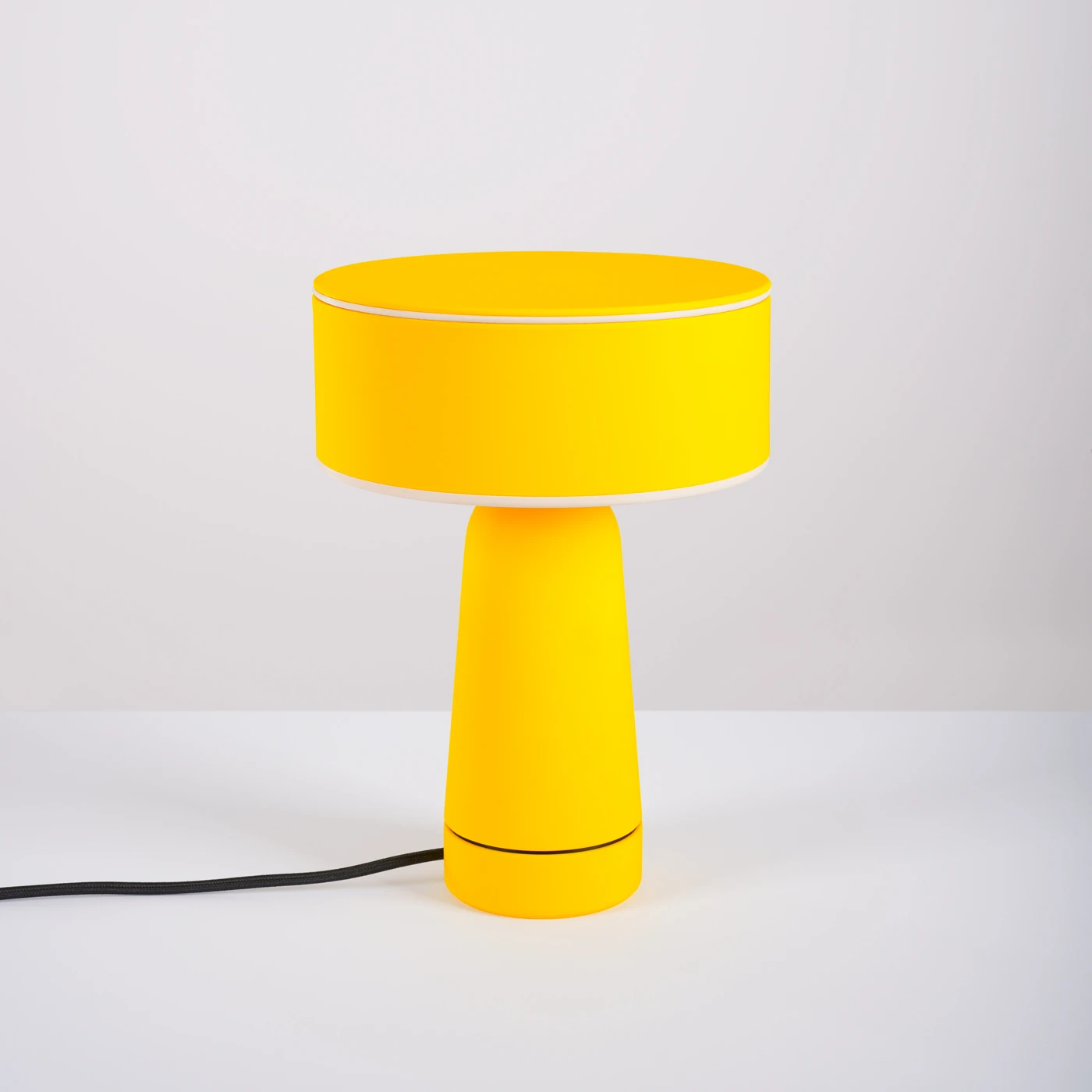 Table lamp 20 cm – round, yellow, G9 socket