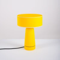 Table lamp 20 cm – round, yellow, G9 socket - Image 3