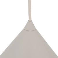 Pendant light S – conical, beige-grey, E27 - Image 4