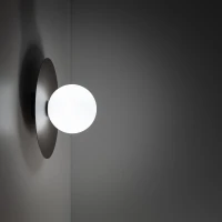 Wall light 8 W – round, brown and white, G9 - Image 3