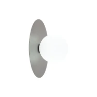 Wall light 8 W – round, brown and white, G9 - Image 5