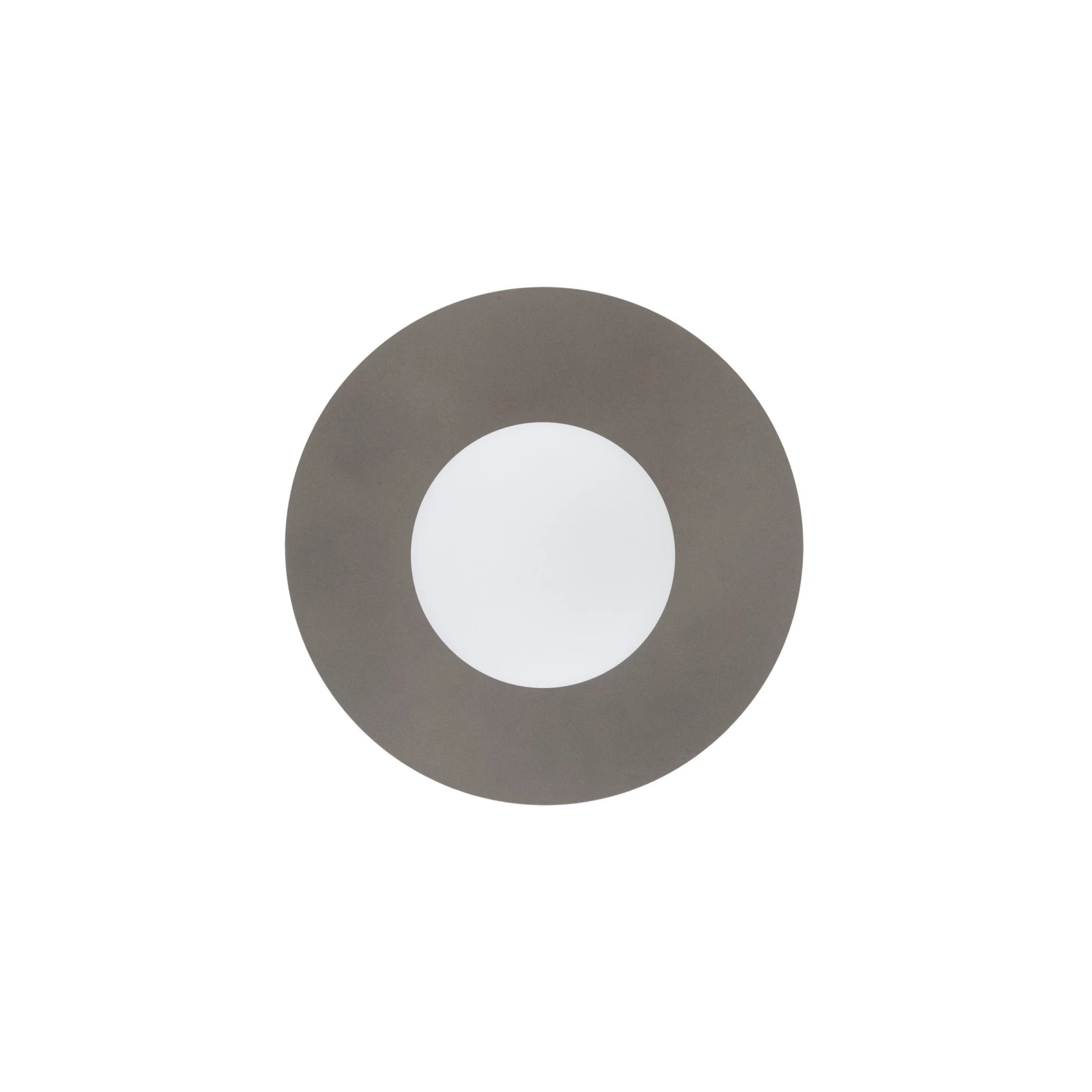 Wall light 8 W – round, brown and white, G9