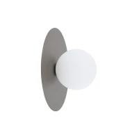 Wall light 8 W – round, brown and white, G9 - Image 2
