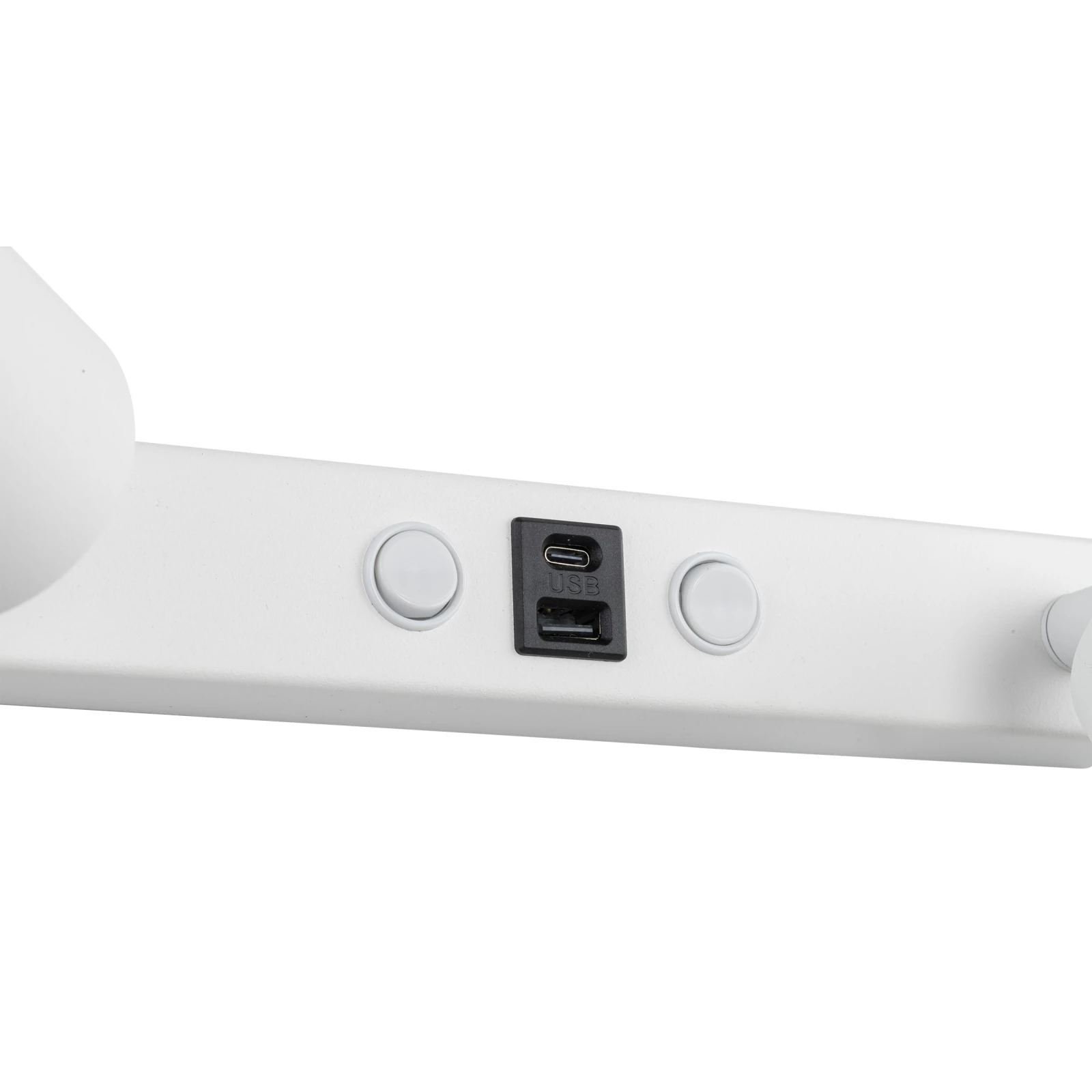 Wall light 10 W – double, white, GU10 with USB-C