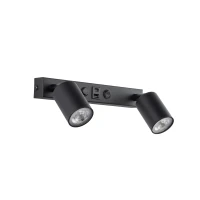 NEX wall light 8 W – black, 2xGU10, USB/C - Image 2