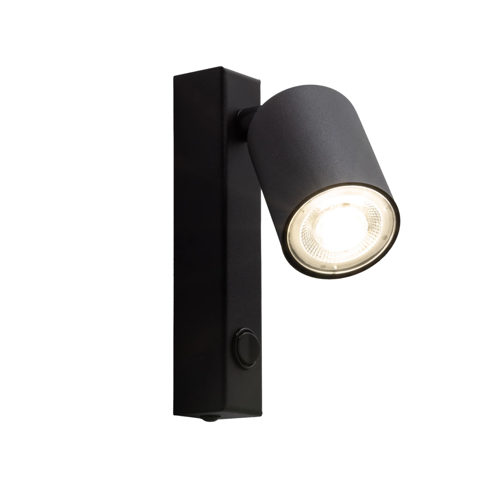 NEX wall light 10 W – black, GU10, adjustable