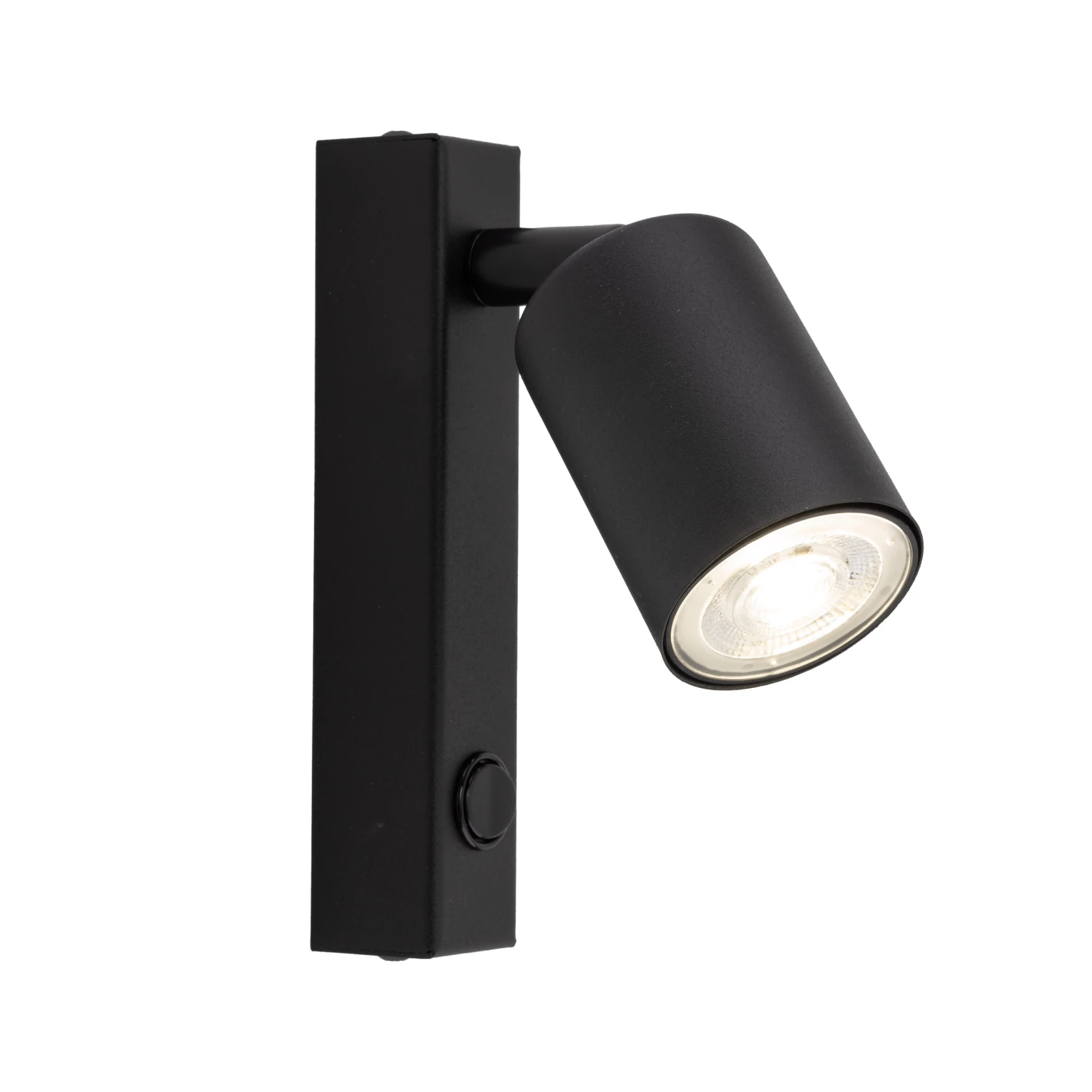 NEX wall light 10 W – black, GU10, adjustable