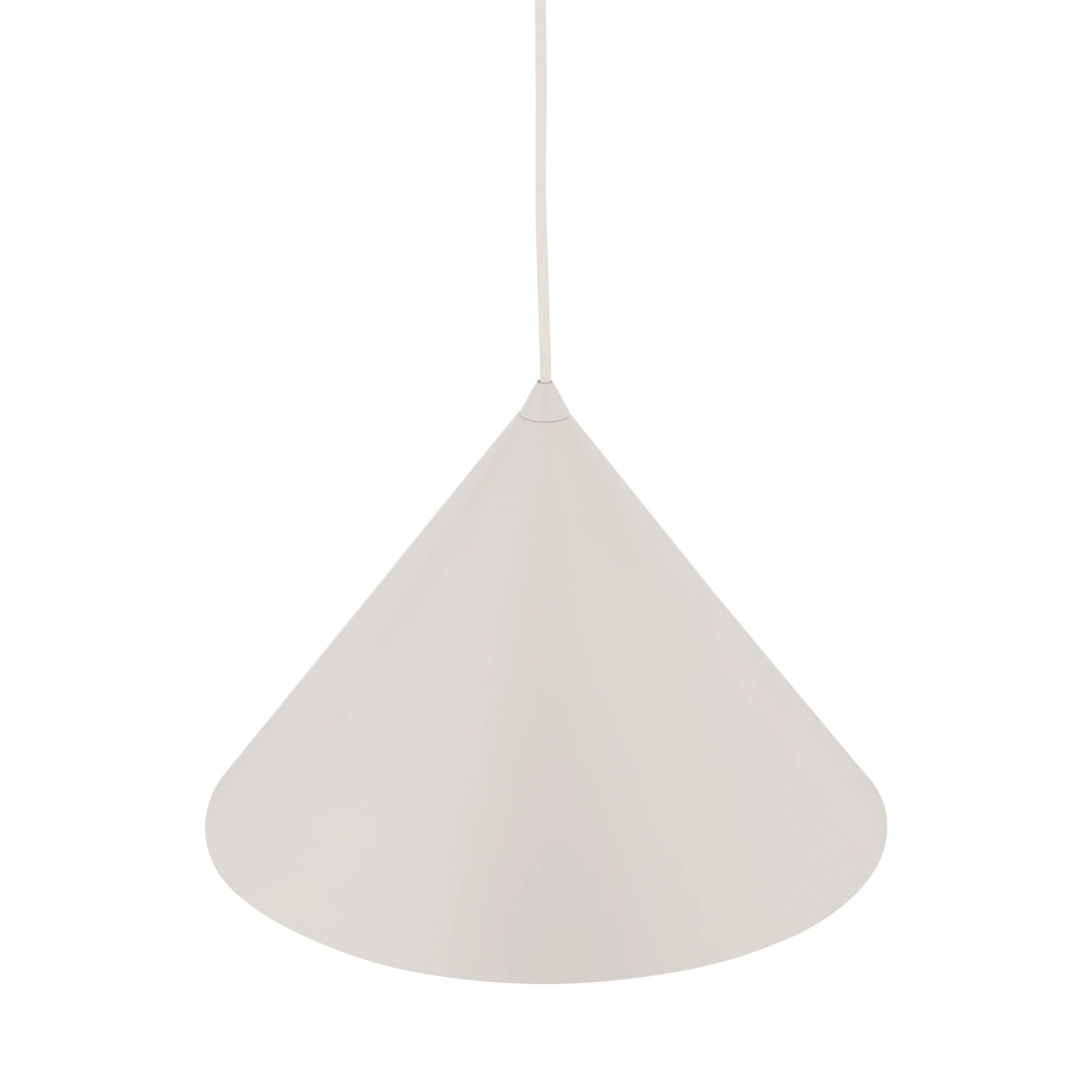 CONO L pendant light 15 W – conical, grey beige finish