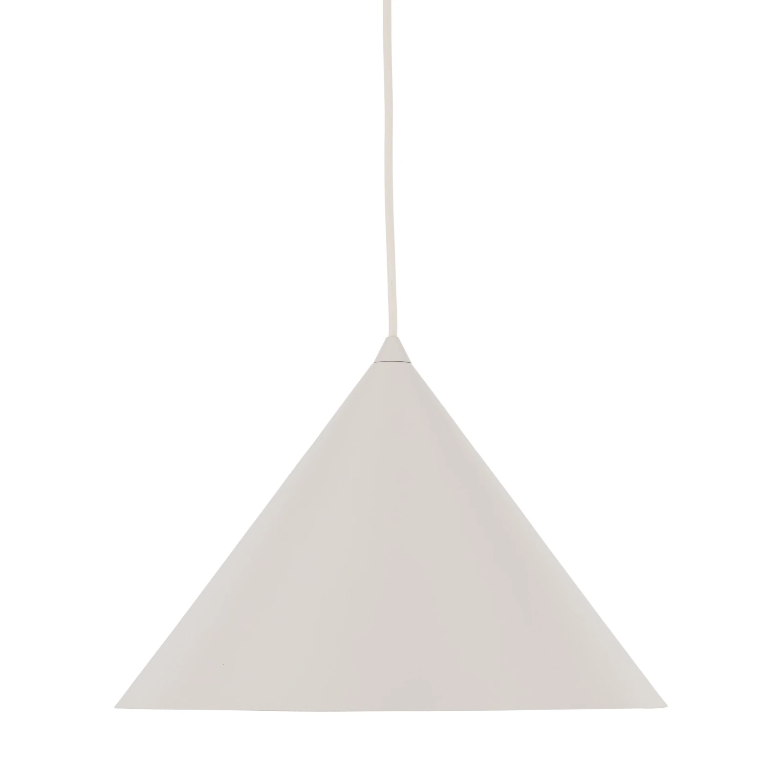 CONO L pendant light 15 W – conical, grey beige finish