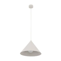 CONO L pendant light 15 W – conical, grey beige finish - Image 8