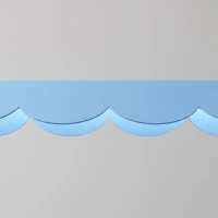 Pendant lamp 12W – scalloped linear form, azure, CRI98 - Image 6