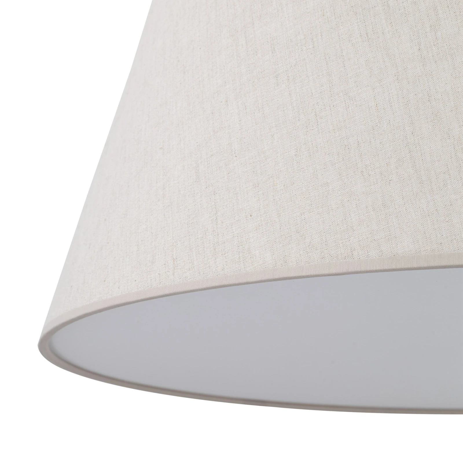FORMO pendant light 15 W – beige fabric shade