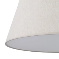 FORMO pendant light 15 W – beige fabric shade - Image 4