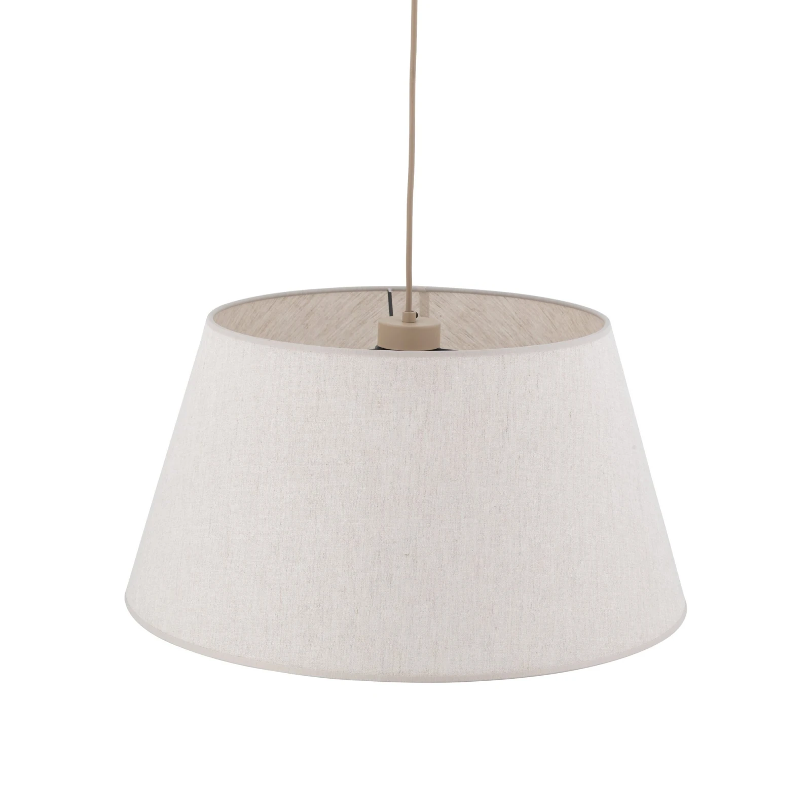 FORMO pendant light 15 W – beige fabric shade