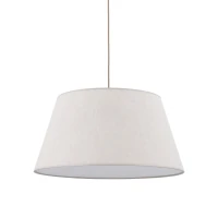 FORMO pendant light 15 W – beige fabric shade - Image 6