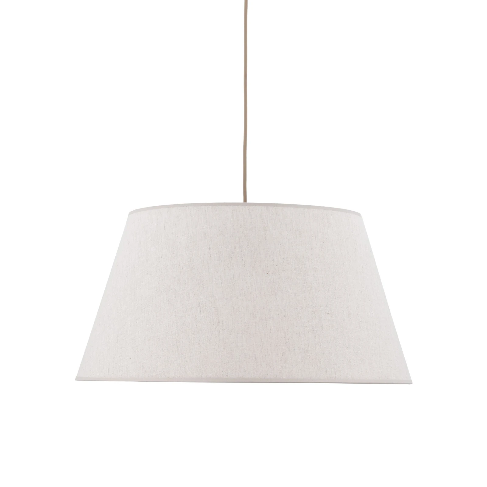 FORMO pendant light 15 W – beige fabric shade