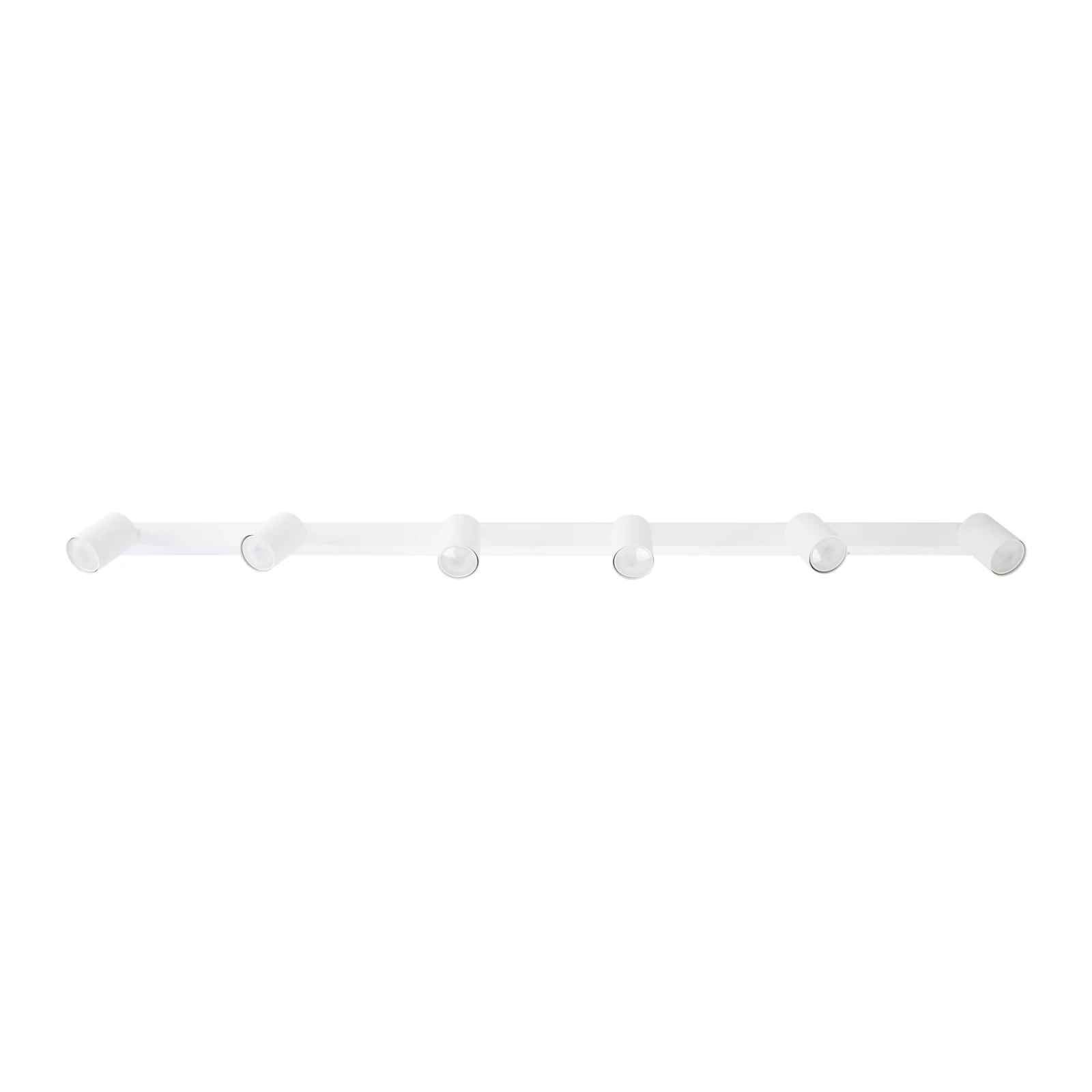 NEX ceiling light 60 W – linear, white, 6xGU10