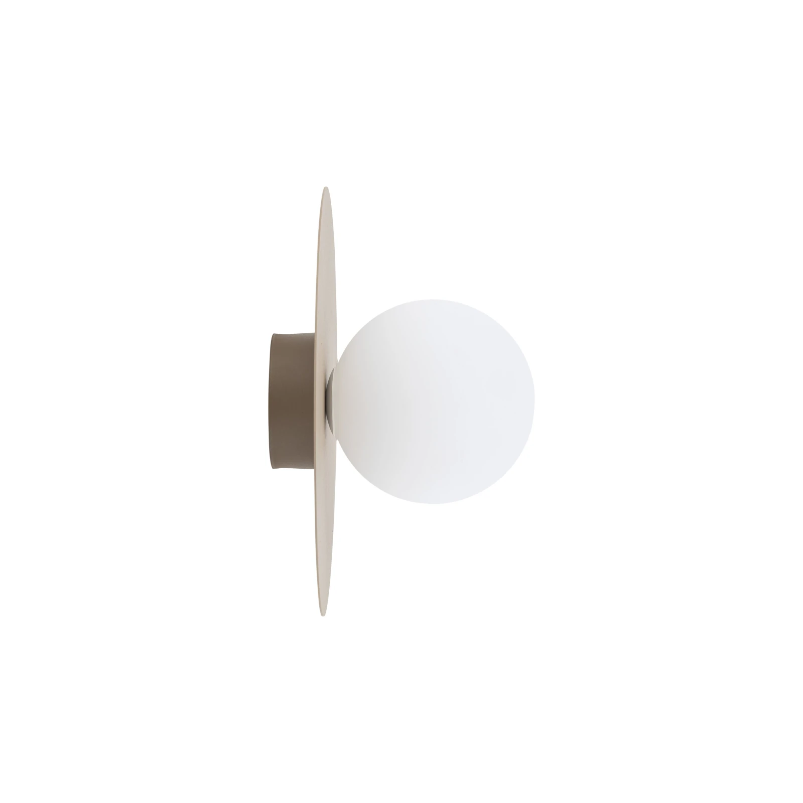 PIXI wall light 8 W – round, white and beige, G9