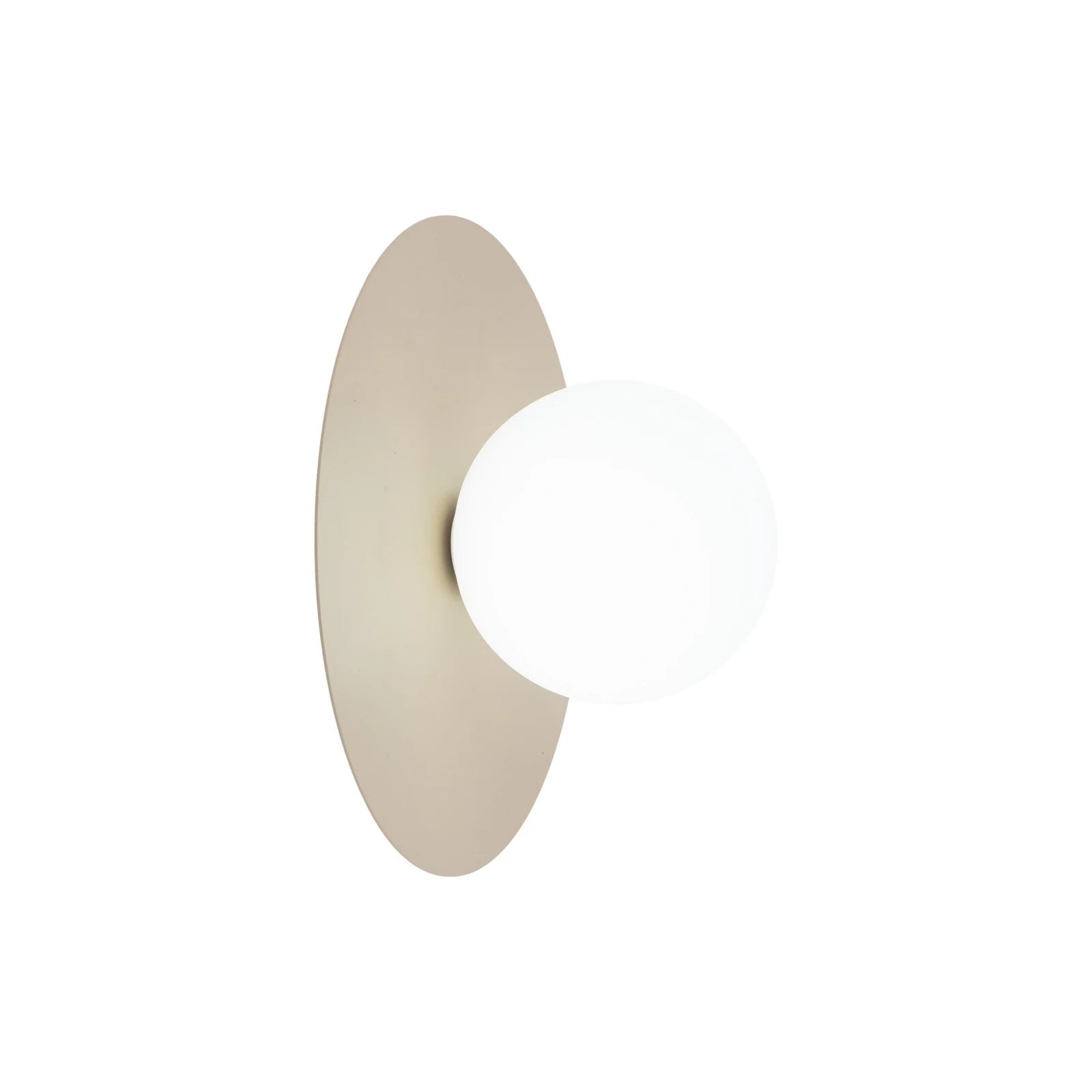 PIXI wall light 8 W – round, white and beige, G9