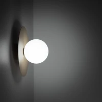 PIXI wall light 8 W – round, white and beige, G9 - Image 2