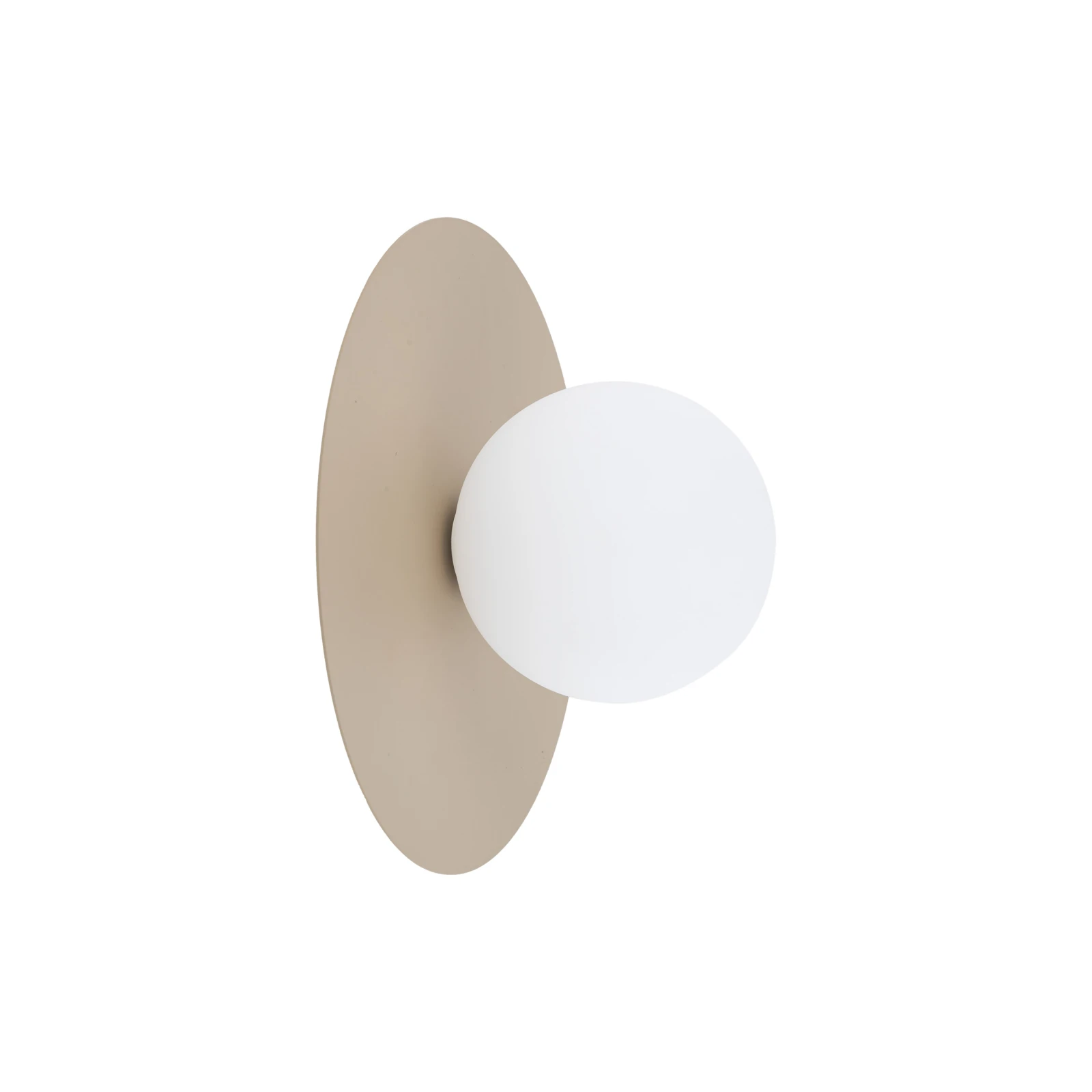 PIXI wall light 8 W – round, white and beige, G9