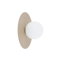 PIXI wall light 8 W – round, white and beige, G9 - Image 1