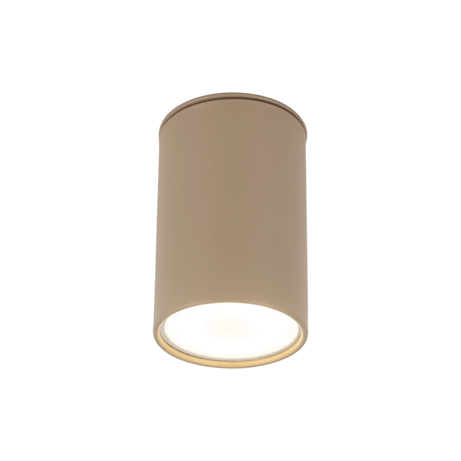 Ceiling spotlight 10 W – round, beige, GU10