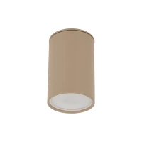 Ceiling spotlight 10 W – round, beige, GU10 - Image 1