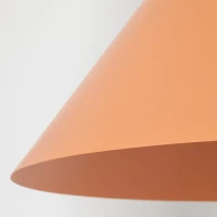 Pendant light CONO XL 15 W – conical, orange, E27 - Image 3