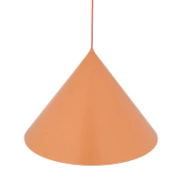 Pendant light CONO XL 15 W – conical, orange, E27 - Image 5