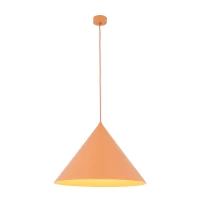 Pendant light CONO XL 15 W – conical, orange, E27 - Image 7