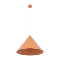Pendant light CONO XL 15 W – conical, orange, E27 - Image 8