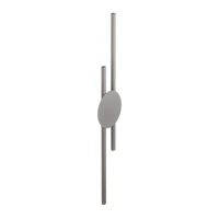 Wall light JAVA 32 W – double linear, brown, integrated LED - Image 3