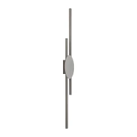 Wall light JAVA 32 W – double linear, brown, integrated LED - Image 4