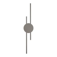 Wall light JAVA 32 W – double linear, brown, integrated LED - Image 7