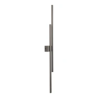 Wall light FLASH 24 W – double linear, brown, integrated LED - Image 4