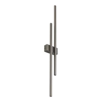 Wall light FLASH 24 W – double linear, brown, integrated LED - Image 6