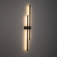 Wall light FLASH 24 W – double linear, brown, integrated LED - Image 2