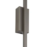 Wall light FLASH M 12 W – linear, brown, integrated LED - Image 3