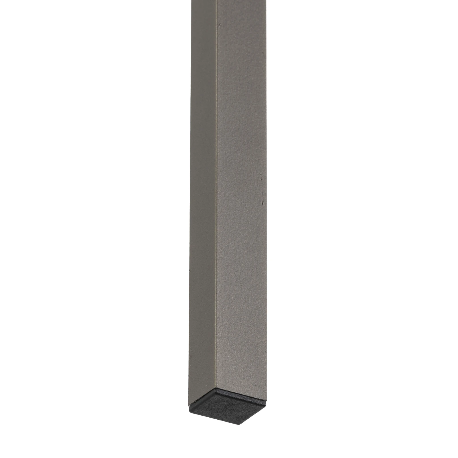 Wall light FLASH M 12 W – linear, brown, integrated LED