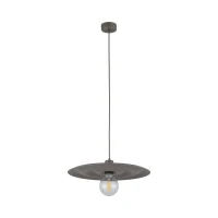 Pendant light 15 W – wavy shade, brown, E27 socket - Image 2